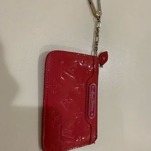 Louis vuitton vernis cles key ring pouch